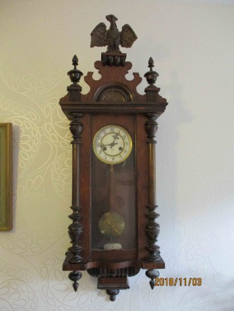 6449 - Hodiny orech Junghans 1890  k hodinari  -  2 700 kc